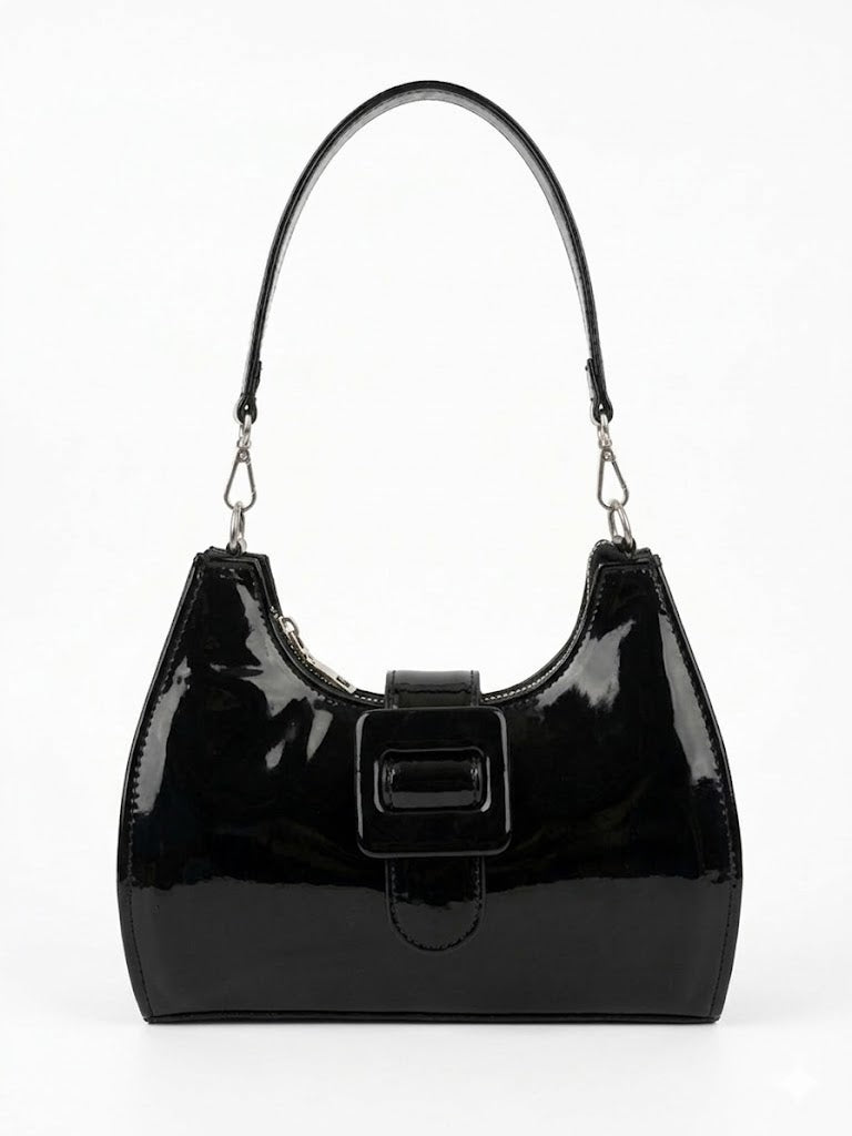 Shoulder Bag Glossy Leather ZC-9