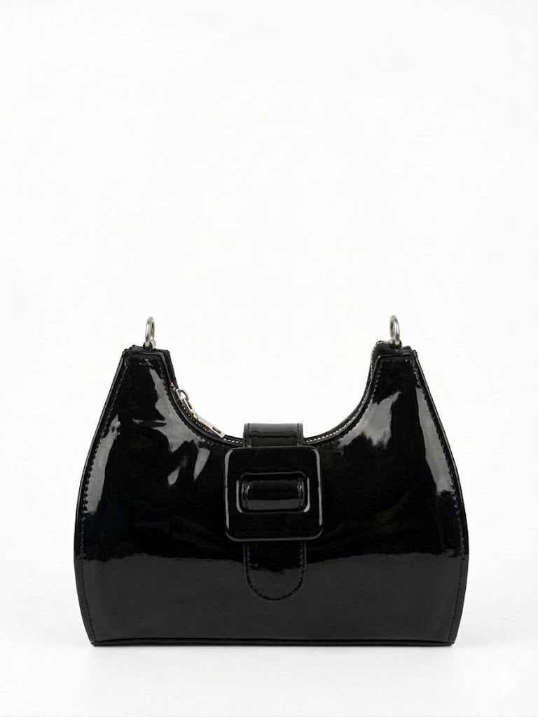 Shoulder Bag Glossy Leather ZC-9