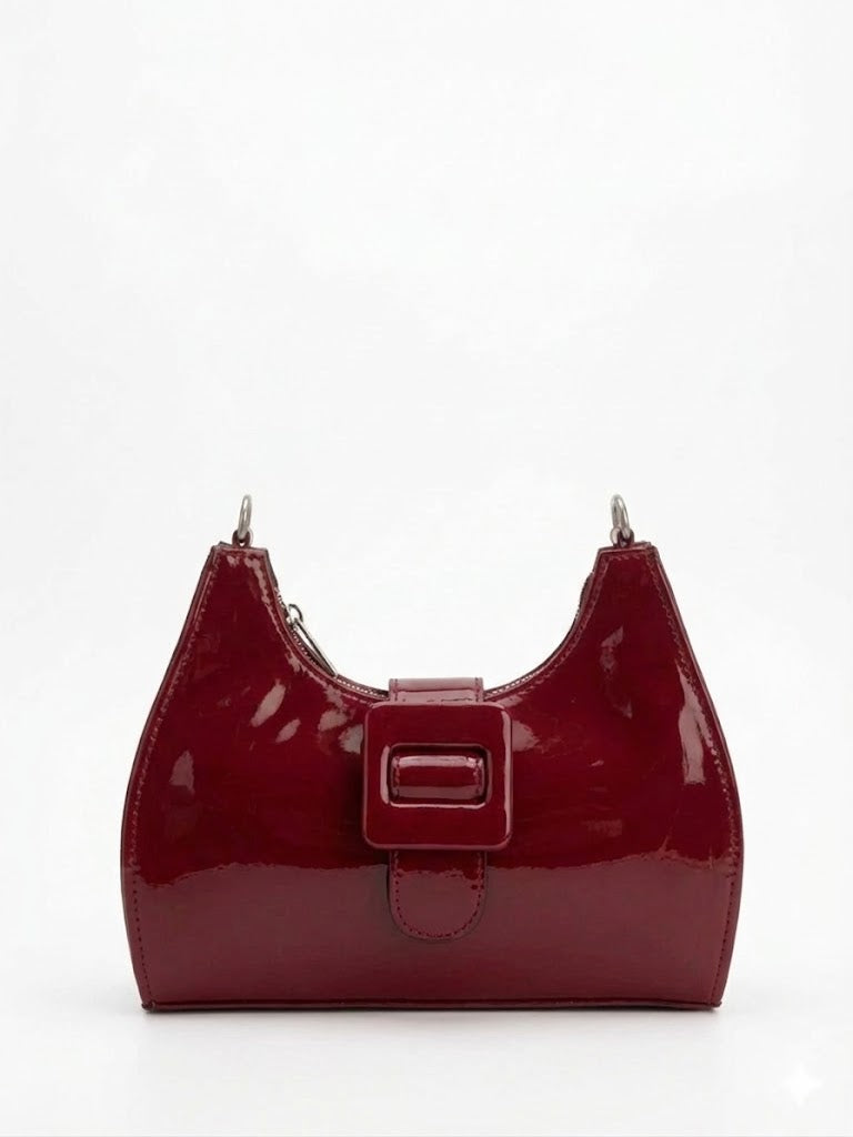 Shoulder Bag Glossy Leather ZC-9