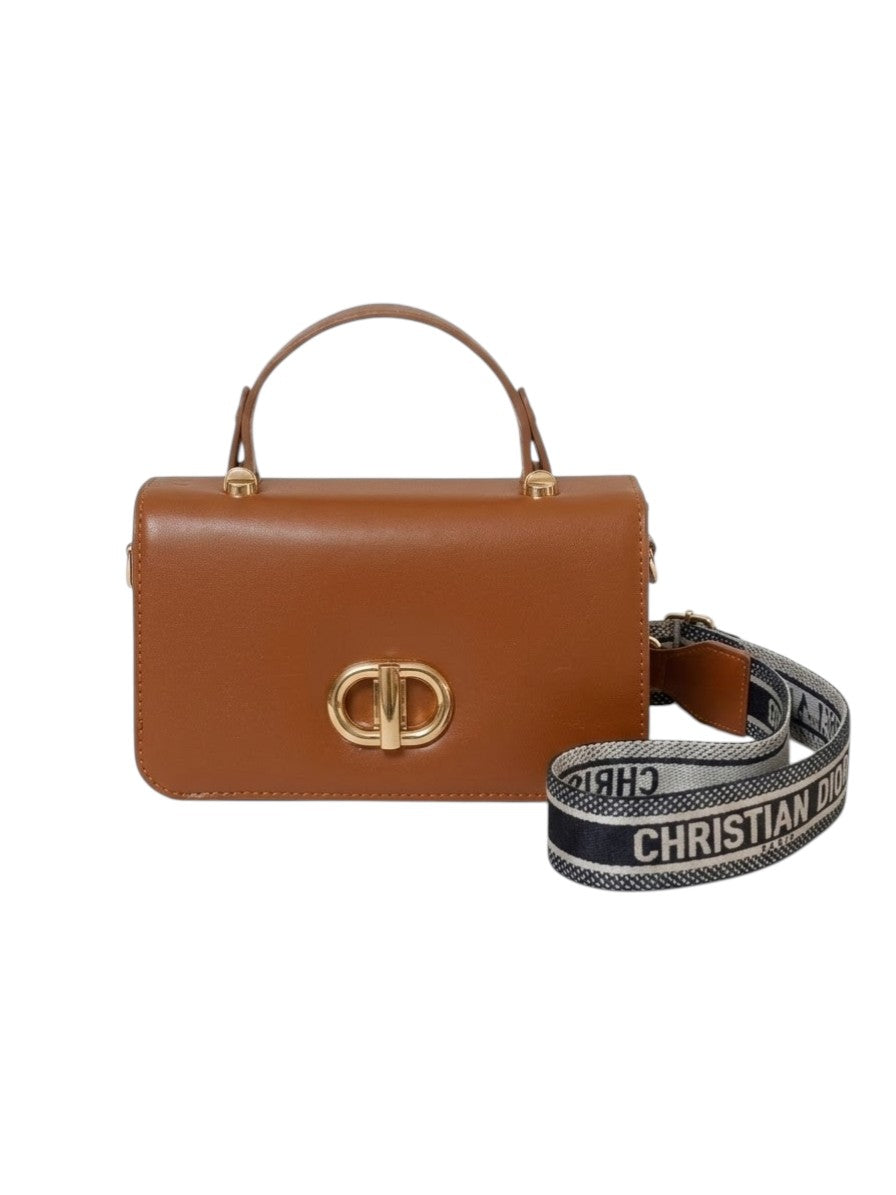 Cross Bag Leather With Fabric Belt ZC-16