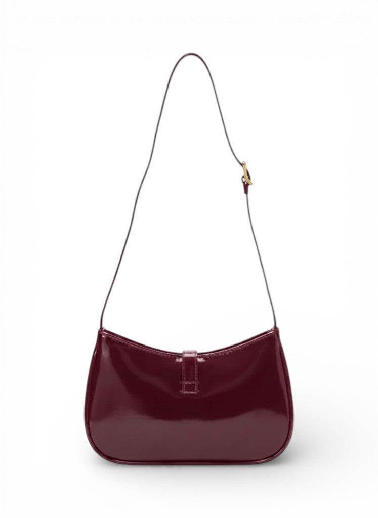 Shoulder Bag Leather Glossy ZC-7