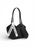 Shoulder Bag Fabric and Leather distinctive ZH-16