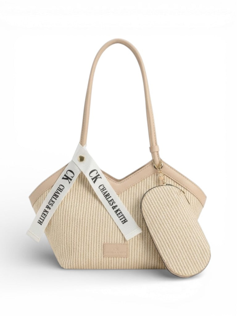 Shoulder Bag Fabric and Leather distinctive ZH-16