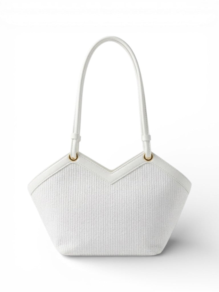 Shoulder Bag Fabric and Leather distinctive ZH-16