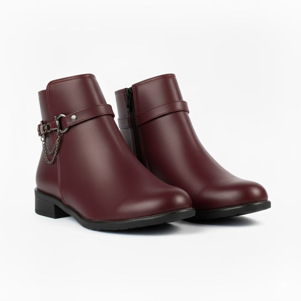 BOOT FLATS LEATHER - G-22