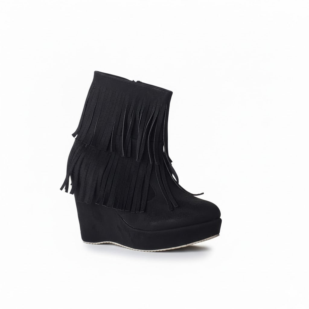 BOOT Mid HEELS SUEDE - BW-12