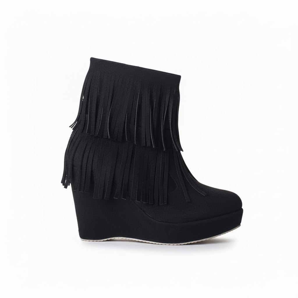 BOOT Mid HEELS SUEDE - BW-12