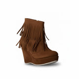 BOOT Mid HEELS SUEDE - BW-12