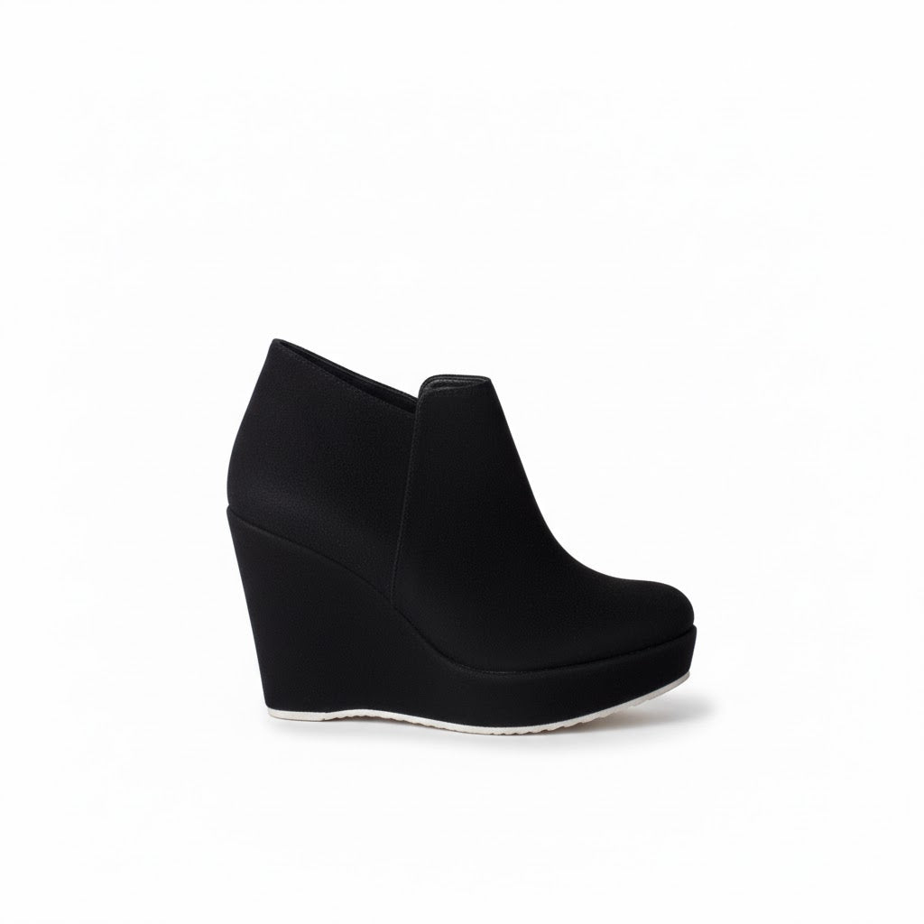 Suede Heel Boot BW-10