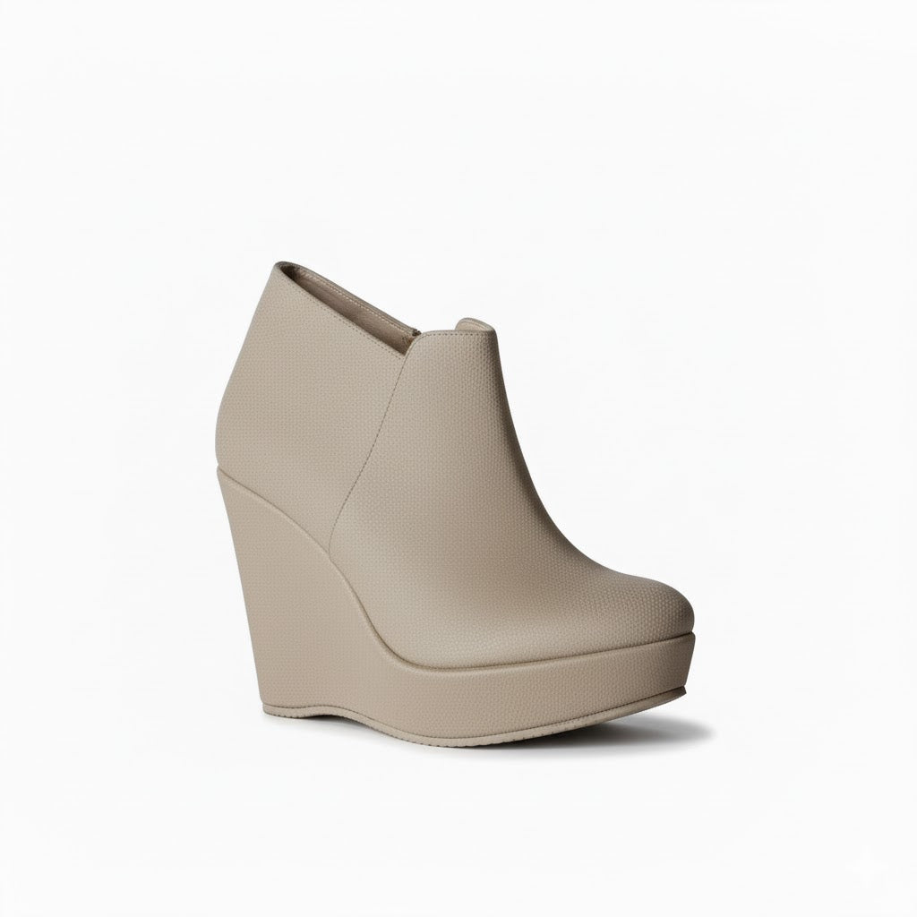 Suede Heel Boot BW-10