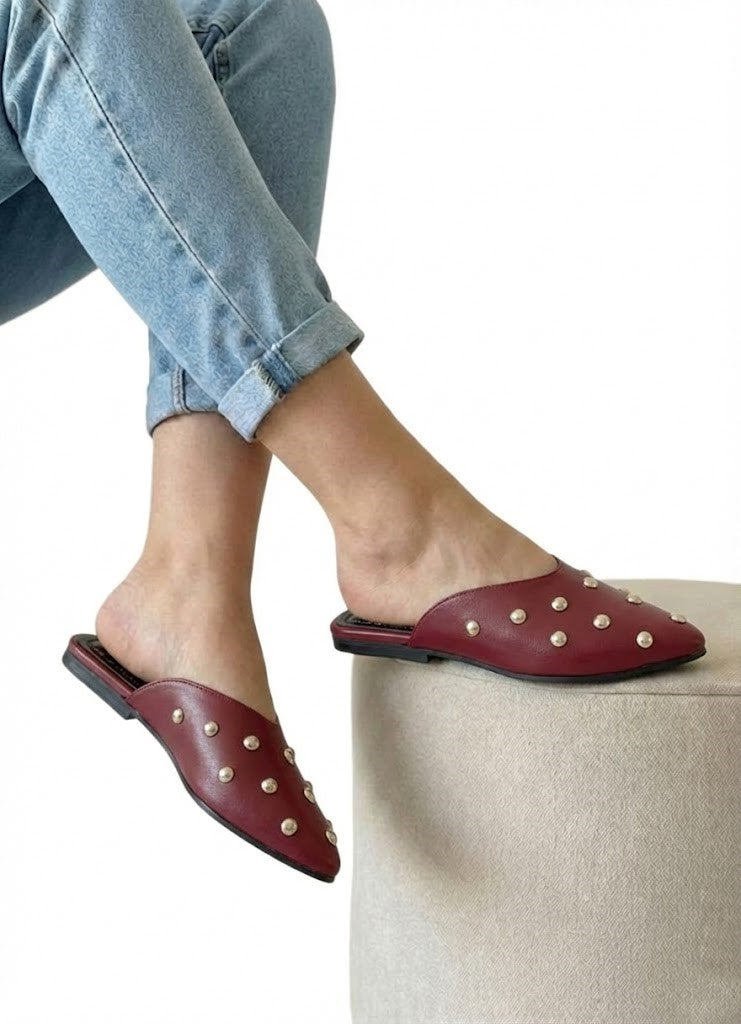 Mules Leather Elegant SB-700