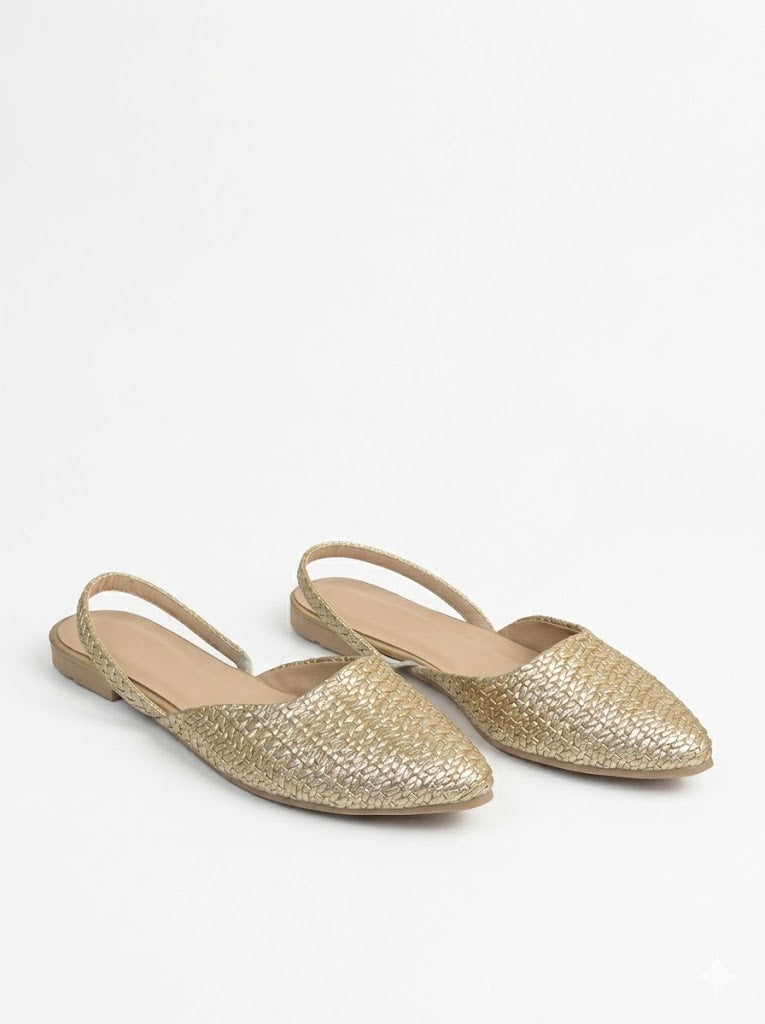 Mules Flat Leather Elegant BF-801