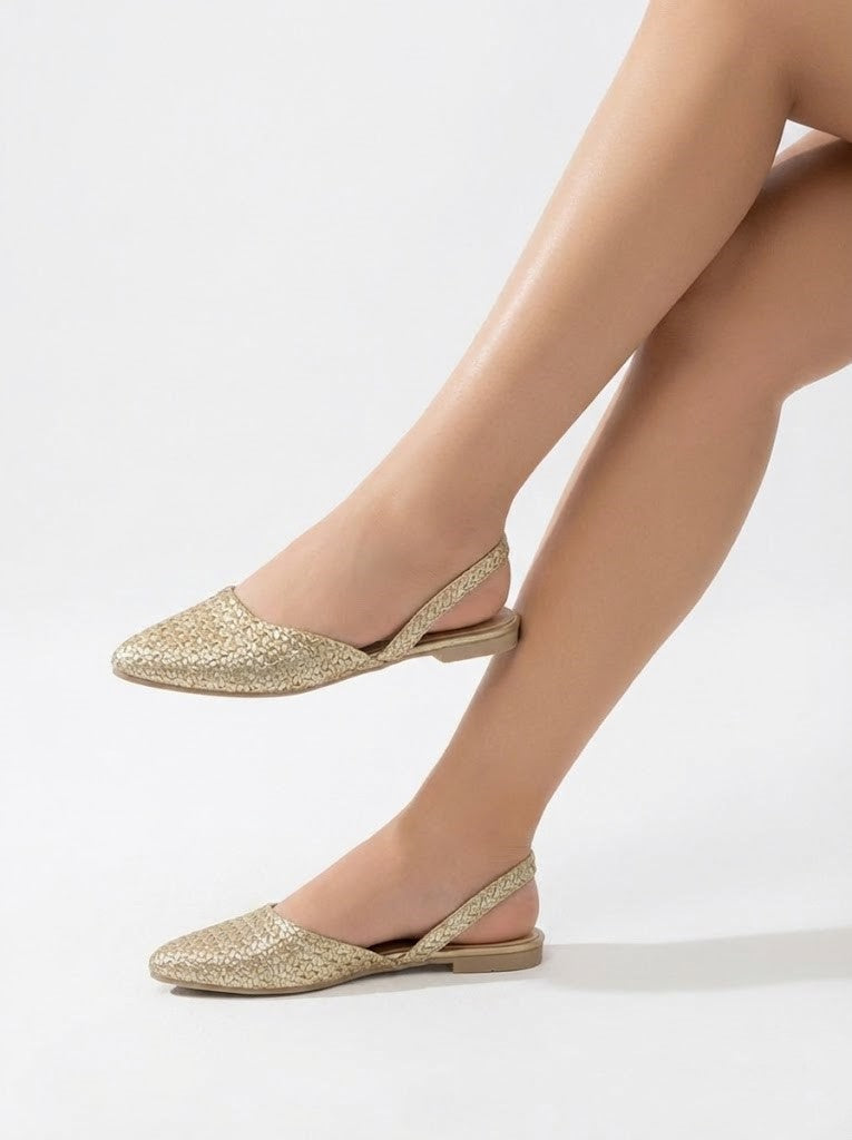 Mules Flat Leather Elegant BF-801