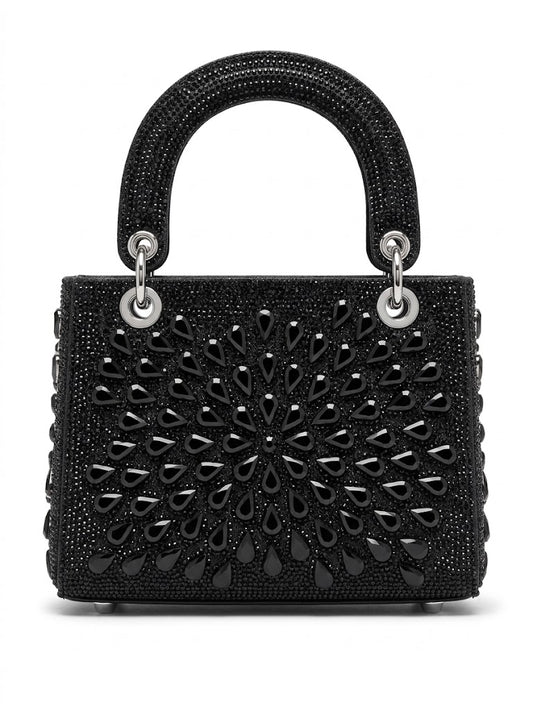 crossbody evening bag In the form of artistically distributed drops ZS-12