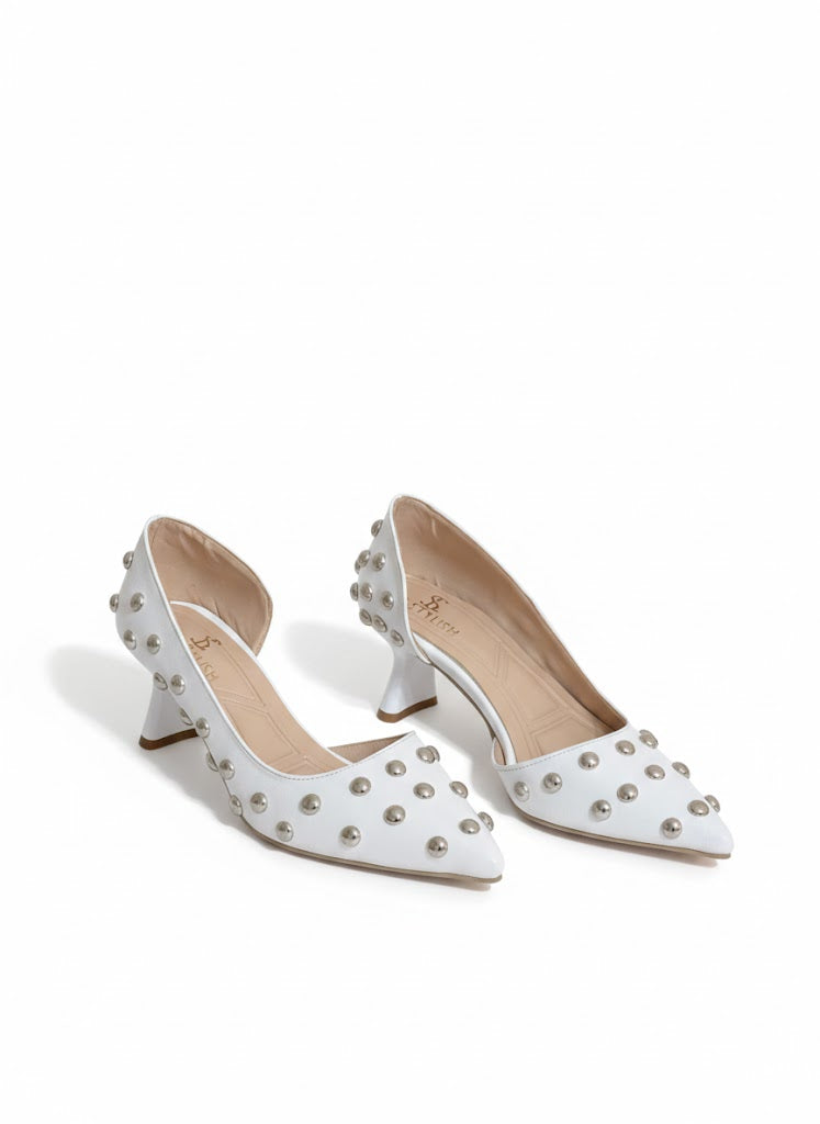 Shoes Mid Heels Leather Elegant GZ-900