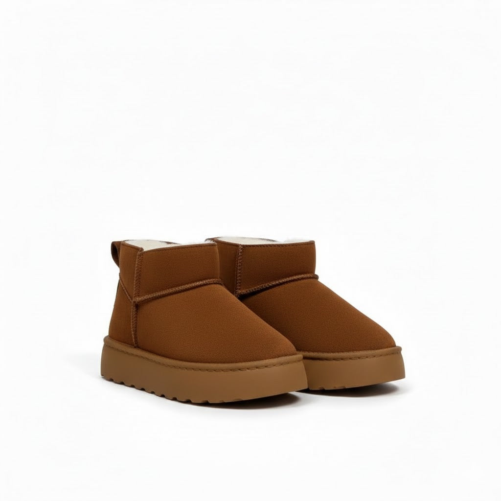 Shoes Suede Mid Heel Stylish AG-2