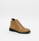 BOOT FLATS LEATHER AND SUEDE - G-40