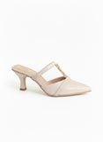 Shoes Mid Heels Suede F-602