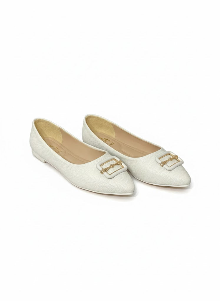 Ballerina Flat Leather Pointed BN-518