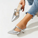 Shoes Mid Heels Suede F-602