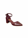 Shoes Mid Heels Leather F-606