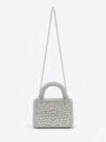 crossbody evening bag In the form of artistically distributed drops ZS-12