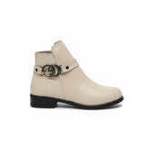 Ankle Boot Leather With Accesories G-54