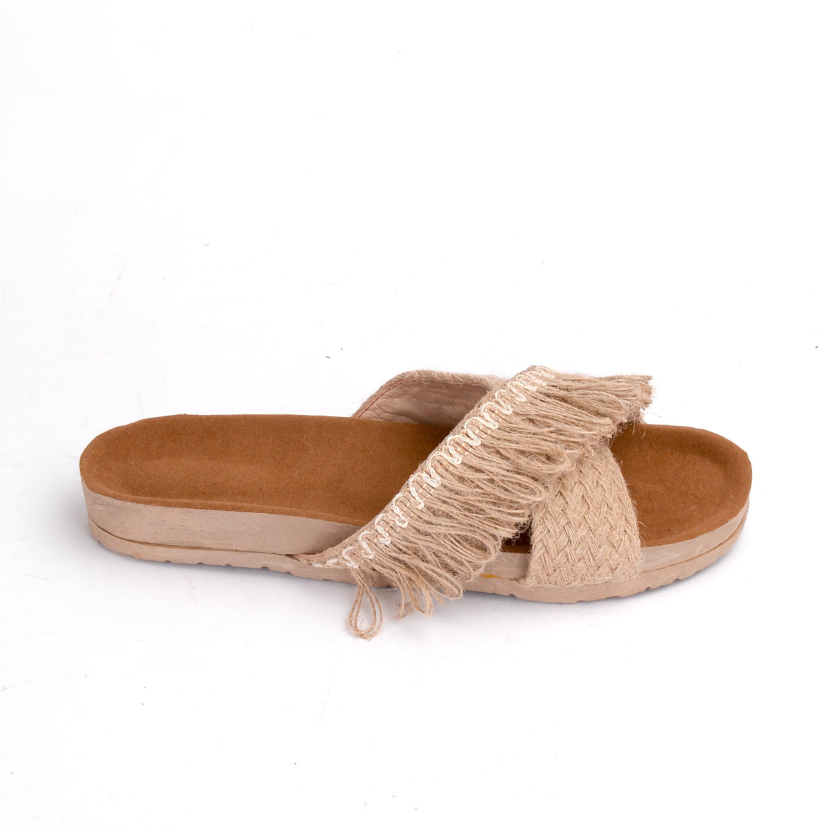 Burlap Flat Slipper SL-113 - Life Stylish Slippers