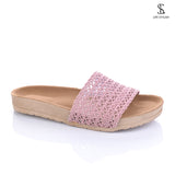 fabric Flat Slipper SL-102 - Life Stylish slippers