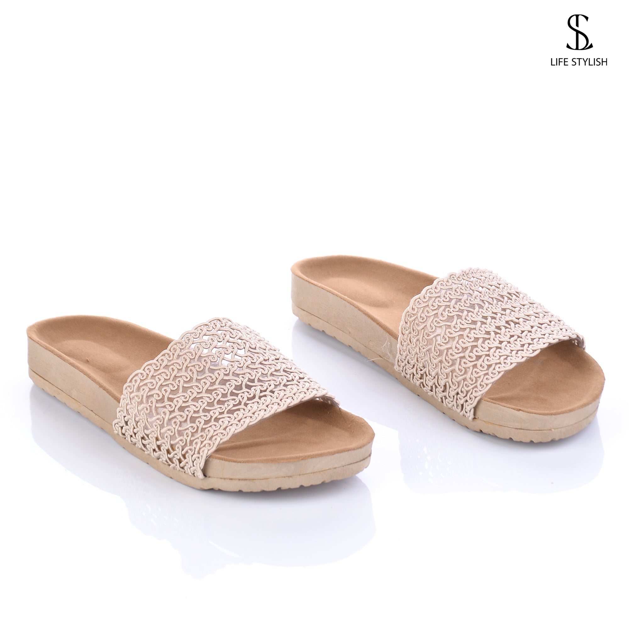 fabric Flat Slipper SL-102 - Life Stylish slippers