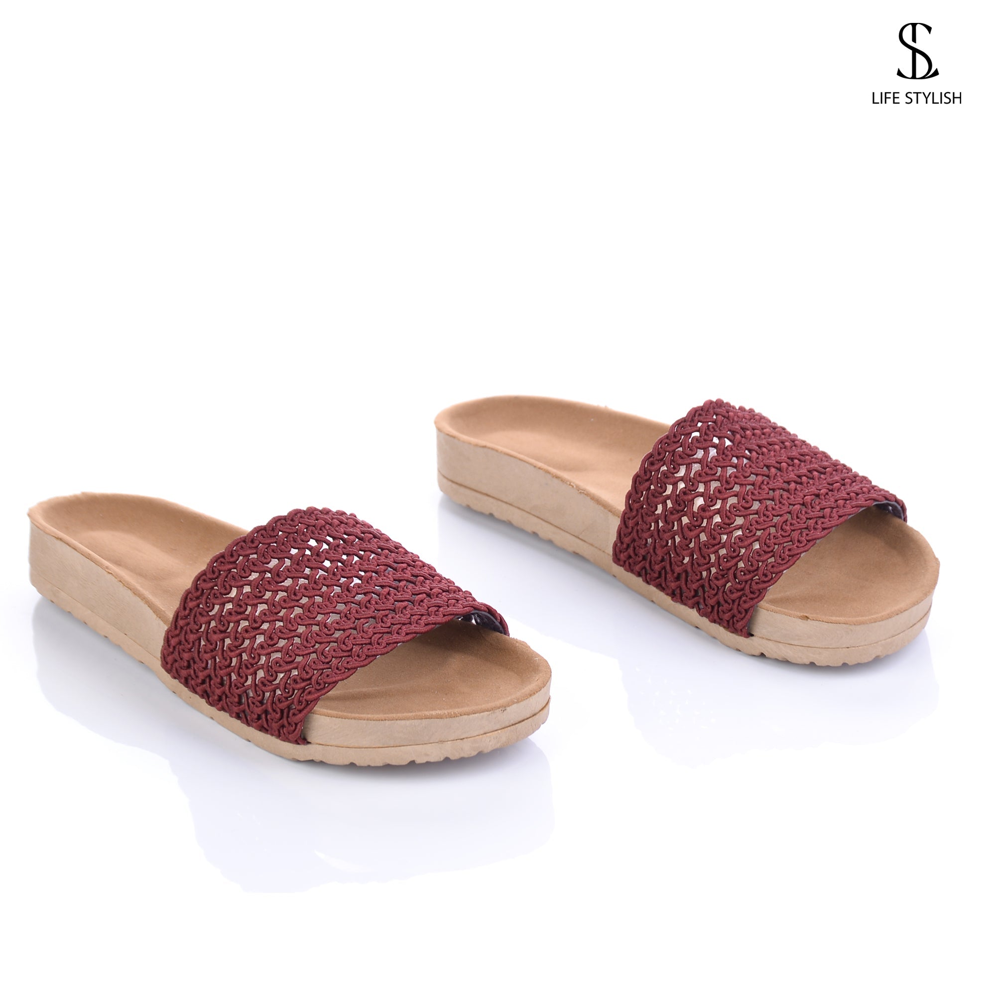 fabric Flat Slipper SL-102 - Life Stylish slippers