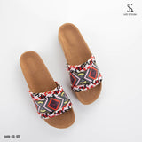 Fabric Flat Slipper SL-105 - Life Stylish Slippers