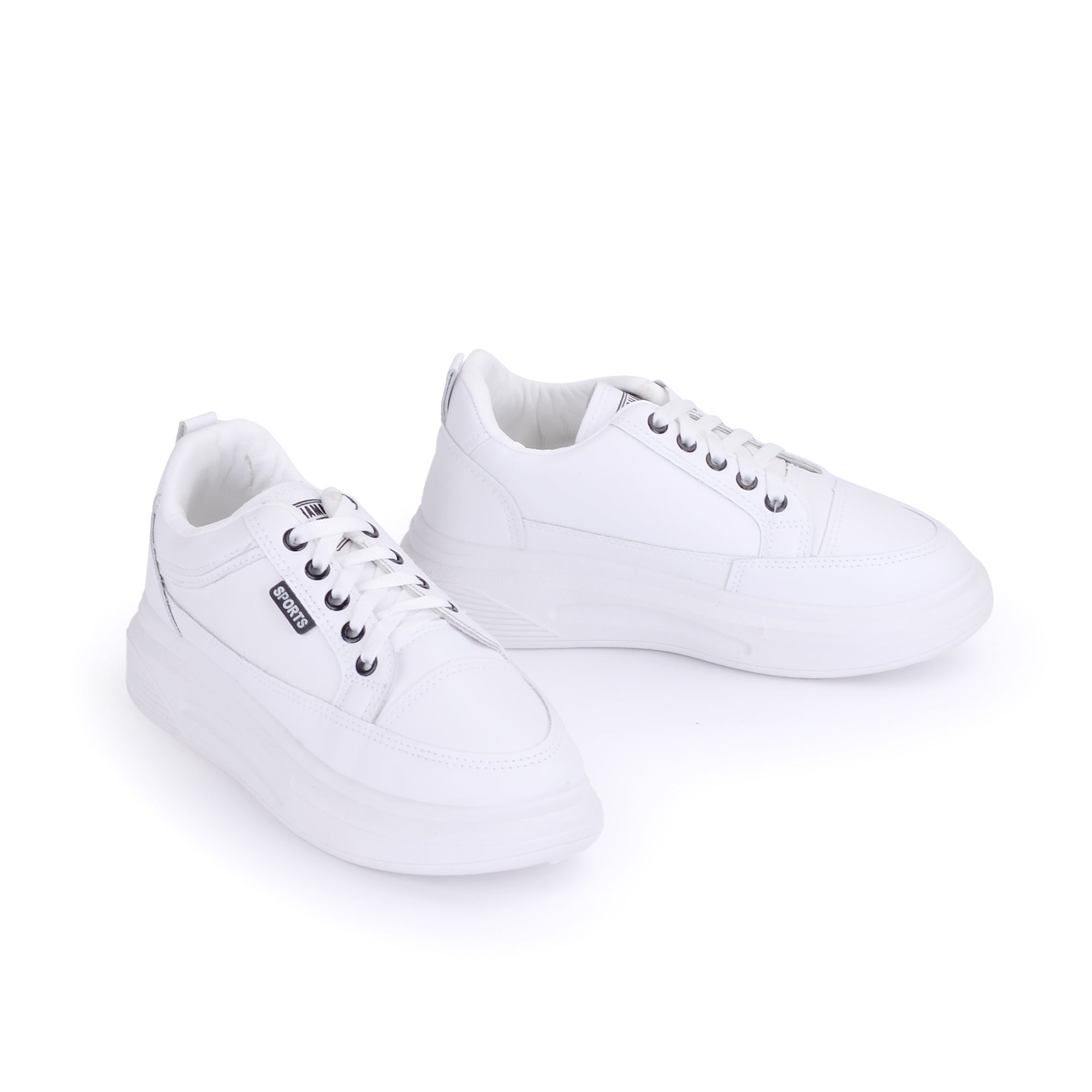 Flat Leather Sneakers KO-43 - Life Stylish Sneackers