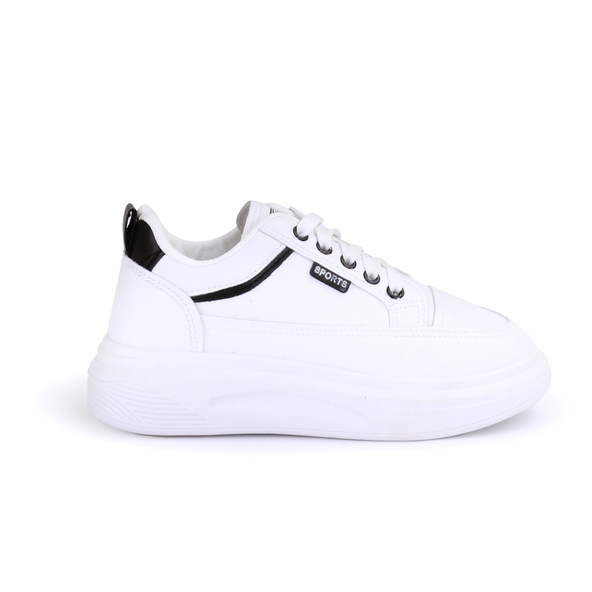 Flat Leather Sneakers KO-43 - Life Stylish Sneackers