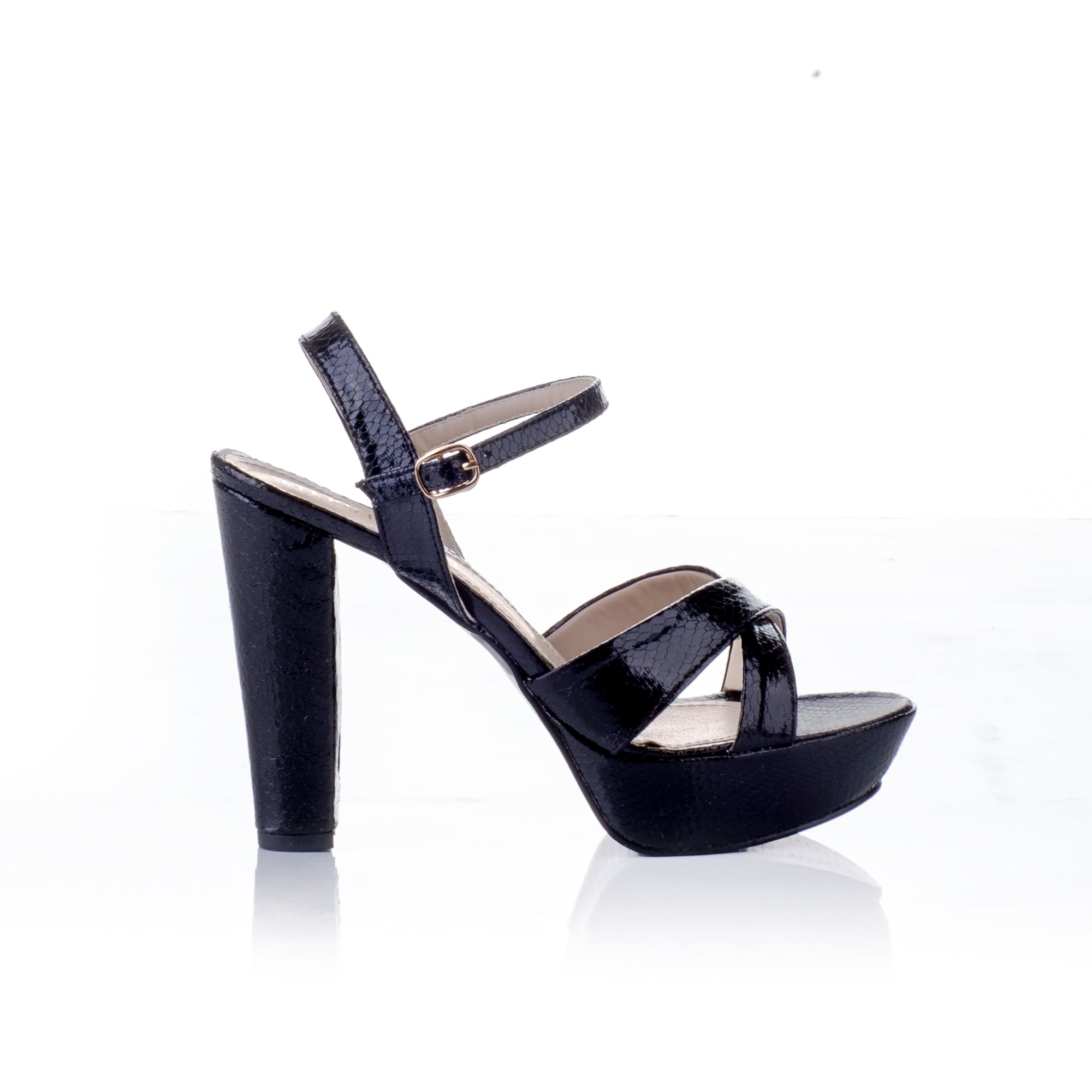 H-7 High Heel Sandal With Strap - Life Stylish sandal