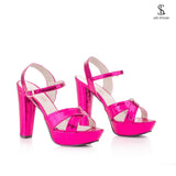 H-7 High Heel Sandal With Strap - Life Stylish sandal