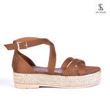 K-1 Soft Comfortable Suede Sandal Flat For Women - Life Stylish sandal