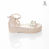 K-3 Flat Sandal Suede With Buckle Closure - Life Stylish sandal