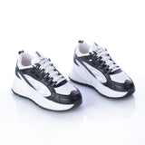 KO-20 Stylish Leather Lace Up Sneakers - Life Stylish Sneackers