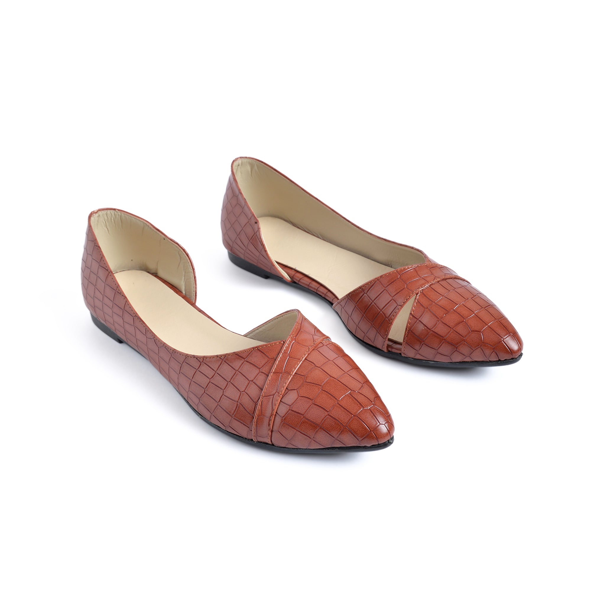 Leather Ballerina BN-301 - Life Stylish Ballerinas