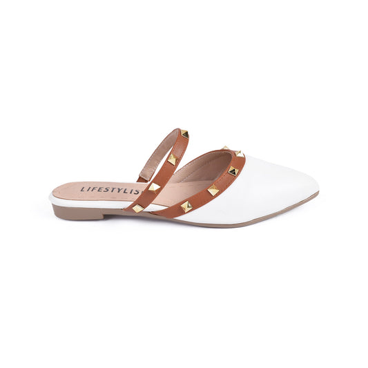 Leather Flat Mule SB-Haram - Life Stylish Mules