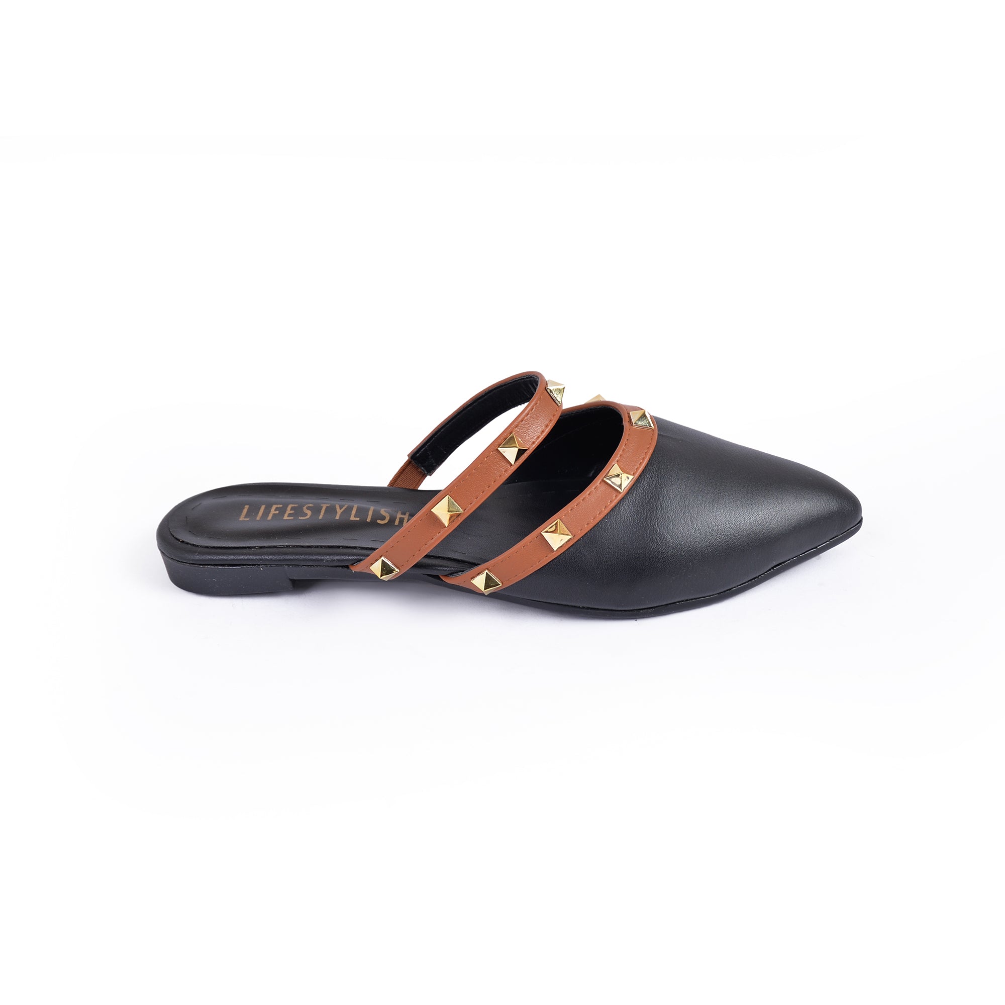 Leather Flat Mule SB-Haram - Life Stylish Mules