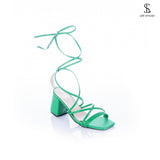 Leather Heel Sandal SN-12 - Life Stylish sandals