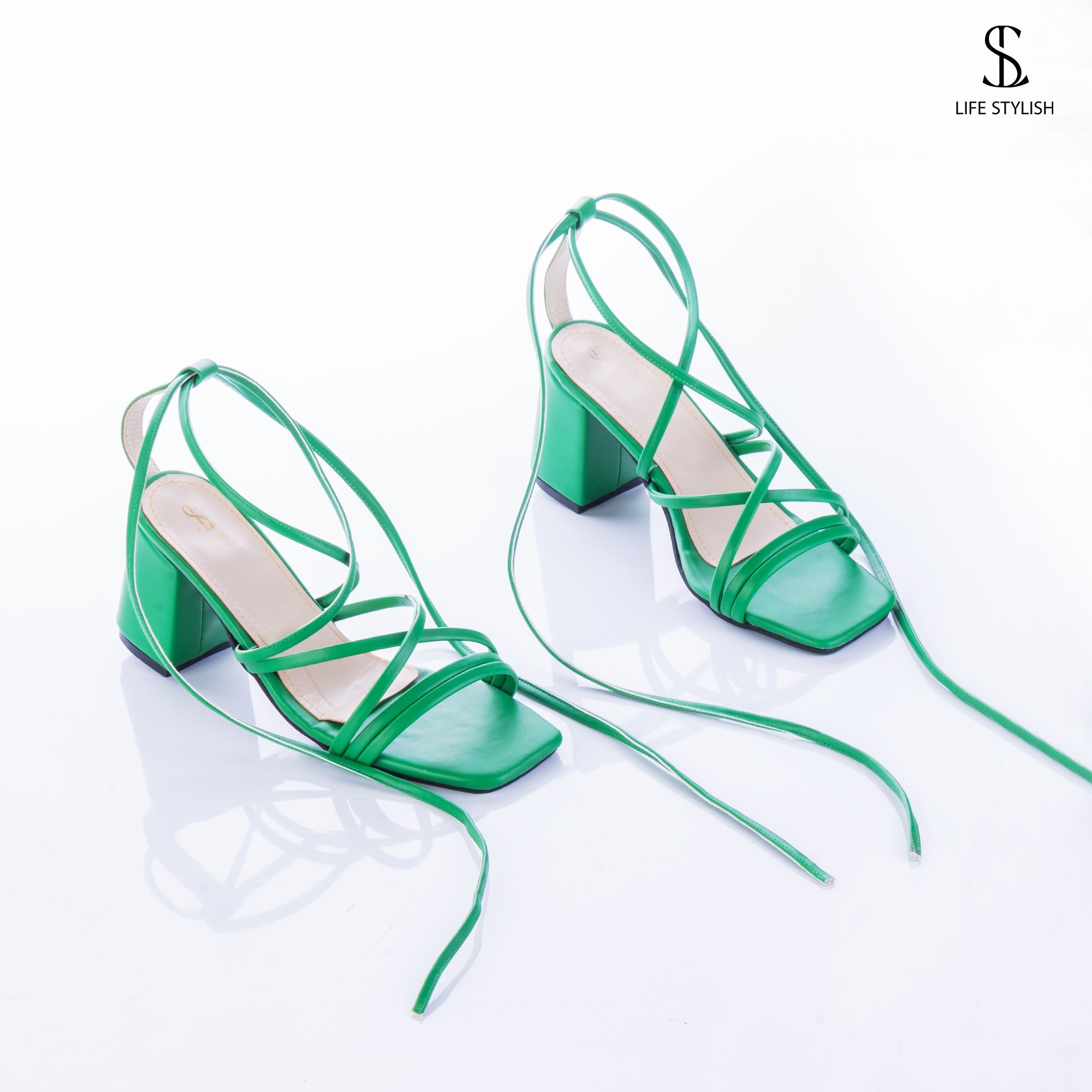 Leather Heel Sandal SN-12 - Life Stylish sandals