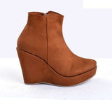 Suede Heel Boot BW-10 - Life Stylish Boots