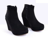 Suede Heel Boot BW-10 - Life Stylish Boots