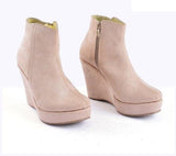 Suede Heel Boot BW-10 - Life Stylish Boots